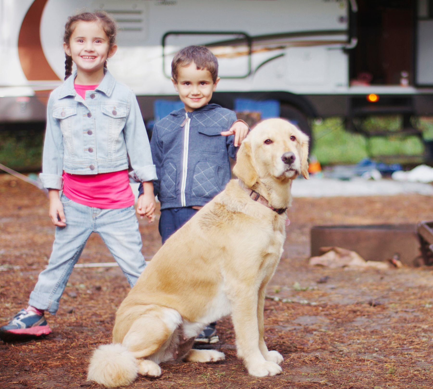 Camping mit Kind und Hund